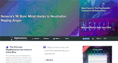 Desktop Screenshot of highexistence.com